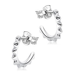 Thorn Shaped Silver Ear Stud STS-5315